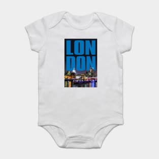 London at Night Baby Bodysuit